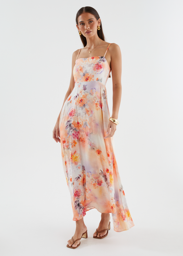 Artemis Maxi Dress - Peach Blossom