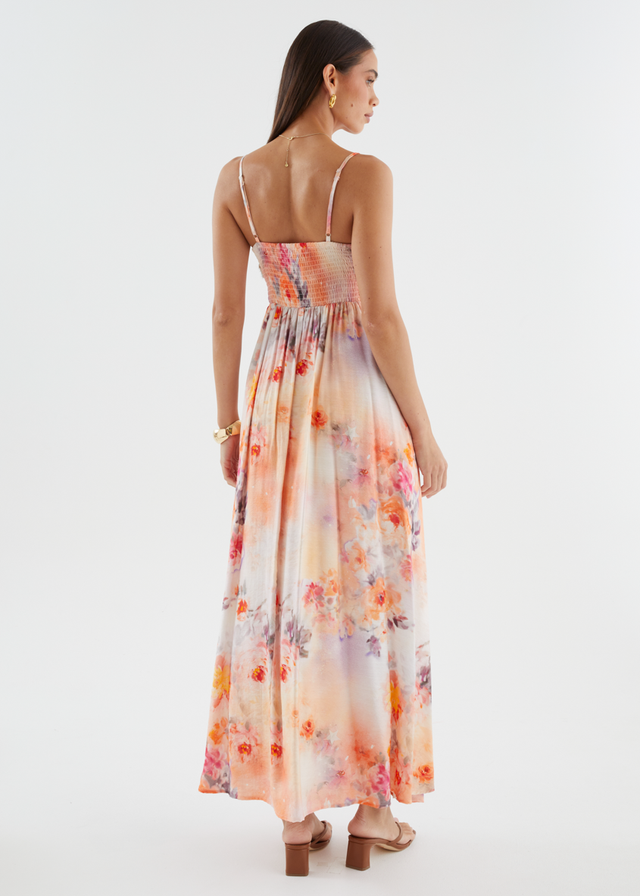 Artemis Maxi Dress - Peach Blossom