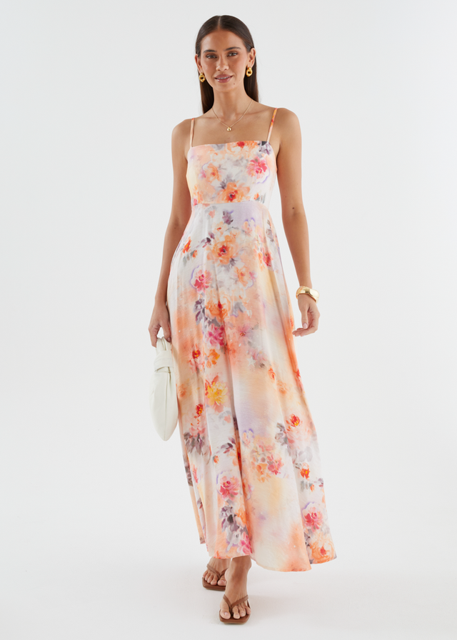 Artemis Maxi Dress - Peach Blossom