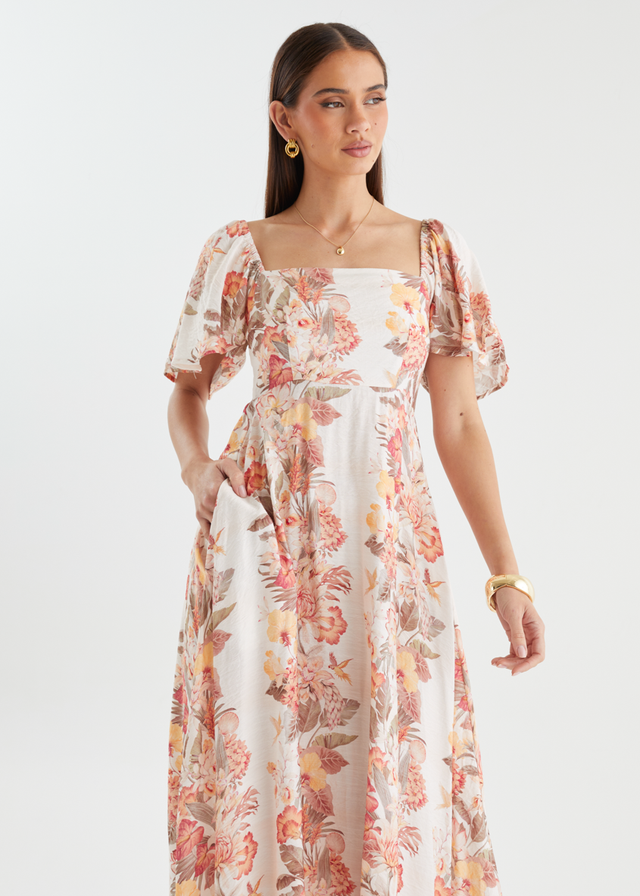 Ailea Maxi Dress - Blush Bloom