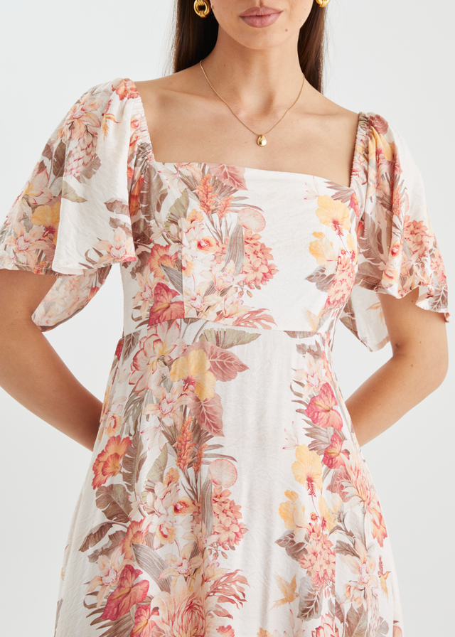 Ailea Maxi Dress - Blush Bloom
