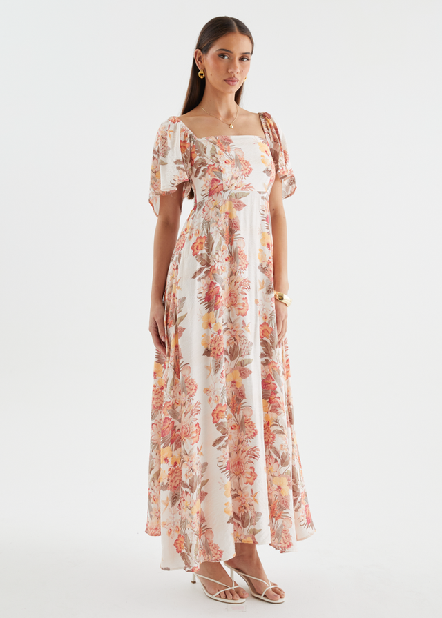 Ailea Maxi Dress - Blush Bloom