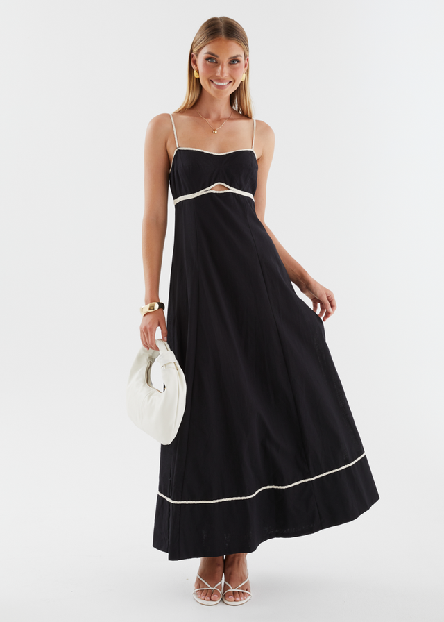 Jaleena Maxi Dress - Black