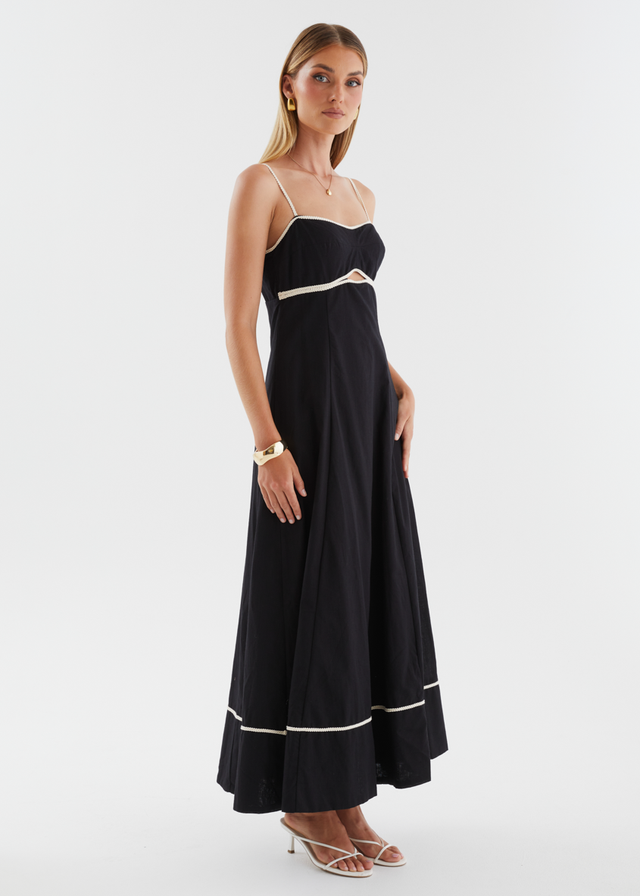 Jaleena Maxi Dress - Black