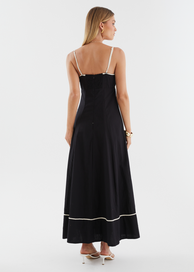 Jaleena Maxi Dress - Black
