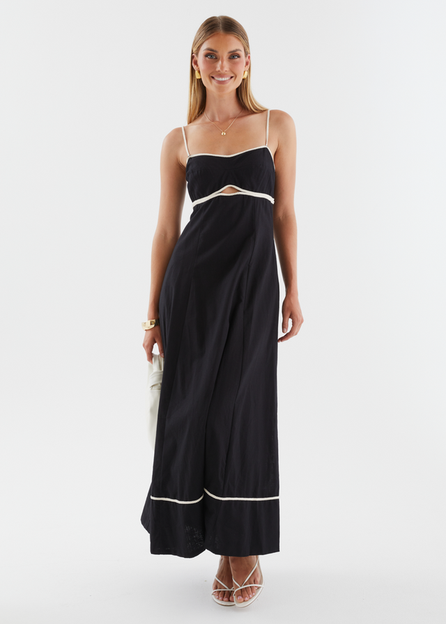 Jaleena Maxi Dress - Black