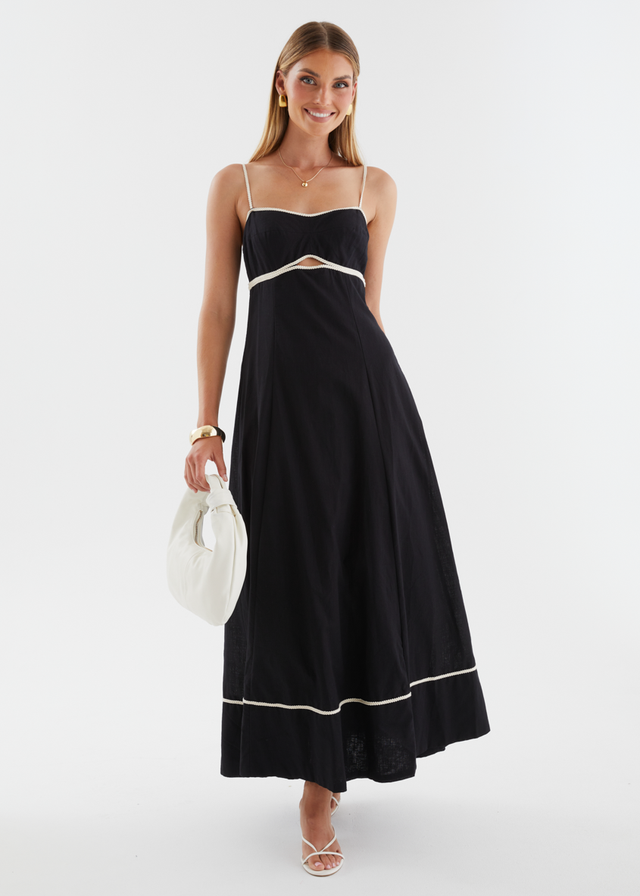 Jaleena Maxi Dress - Black