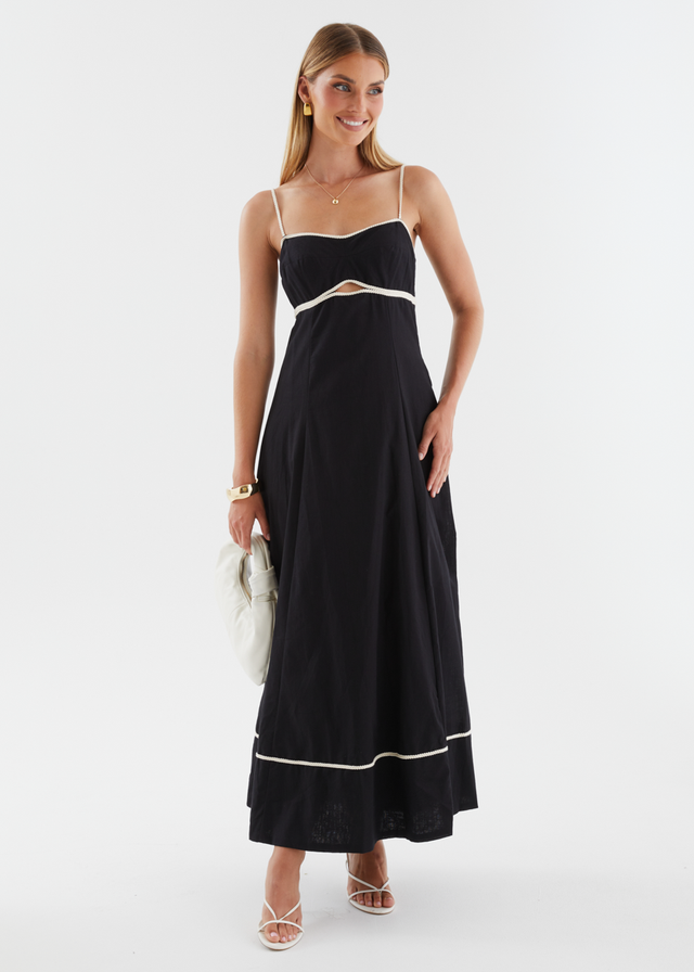 Jaleena Maxi Dress - Black