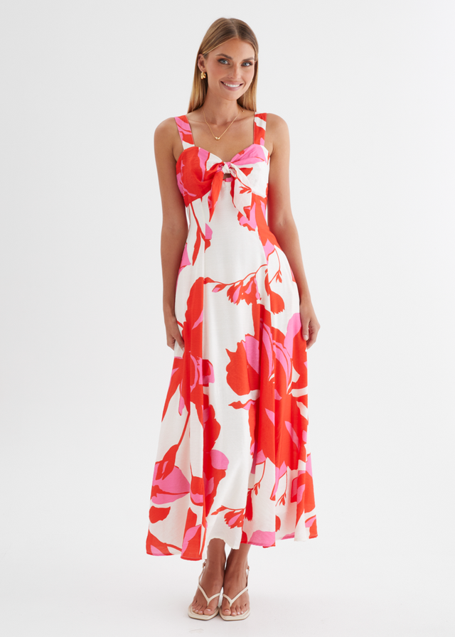Kerana Maxi Dress - Ruby Petal