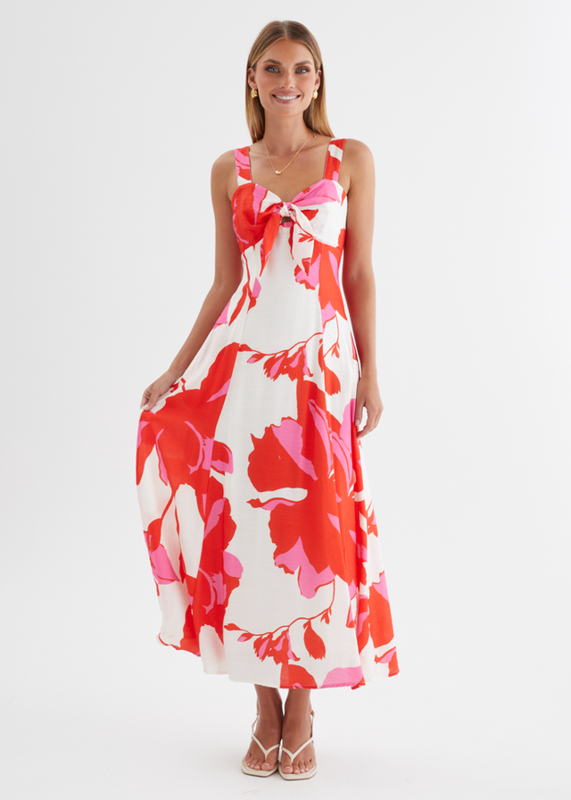 Kerana Maxi Dress - Ruby Petal