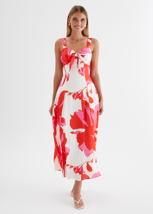 Kerana Maxi Dress - Ruby Petal