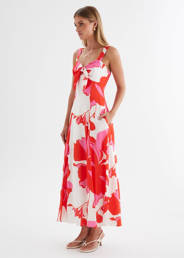 Kerana Maxi Dress - Ruby Petal