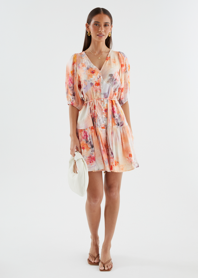 Kayleigh Dress - Peach Blossom