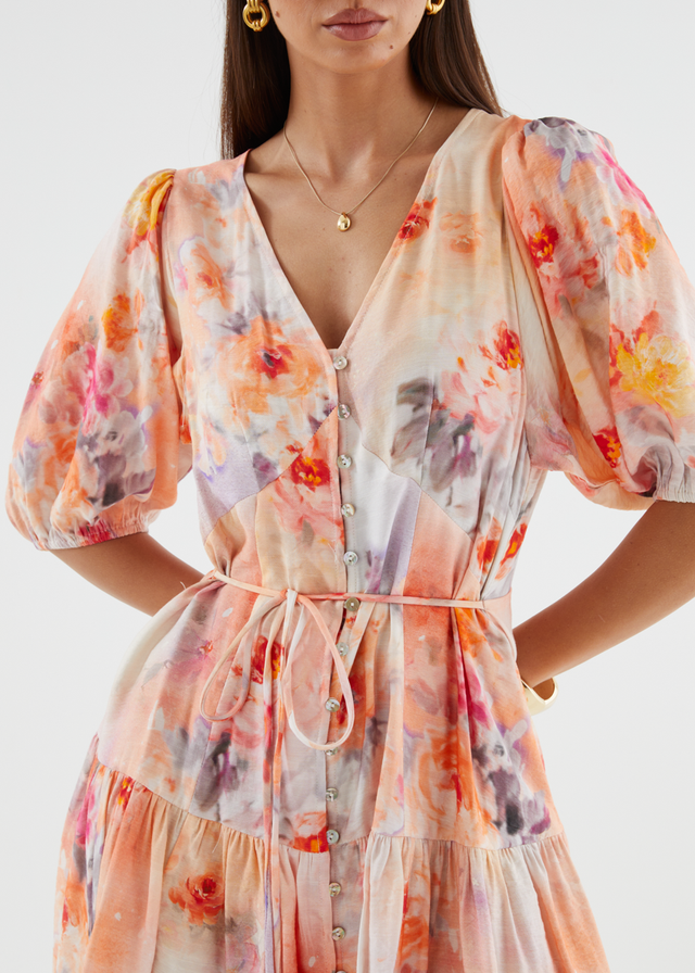 Kayleigh Dress - Peach Blossom