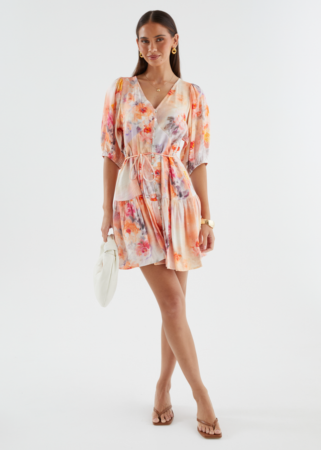 Kayleigh Dress - Peach Blossom