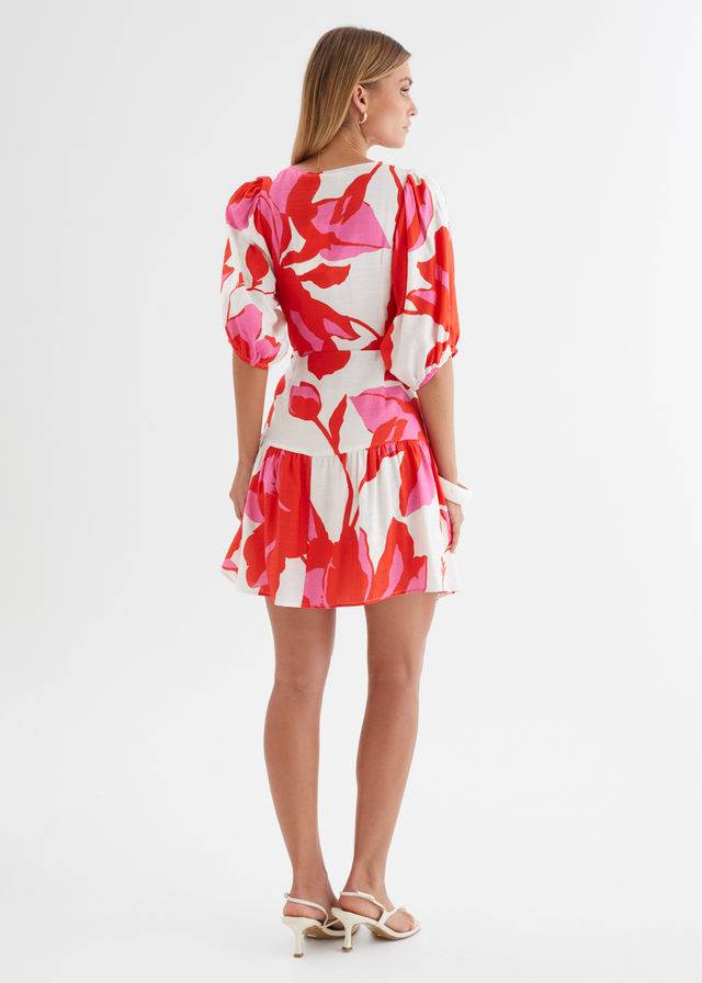 Kayleigh Dress - Ruby Petal