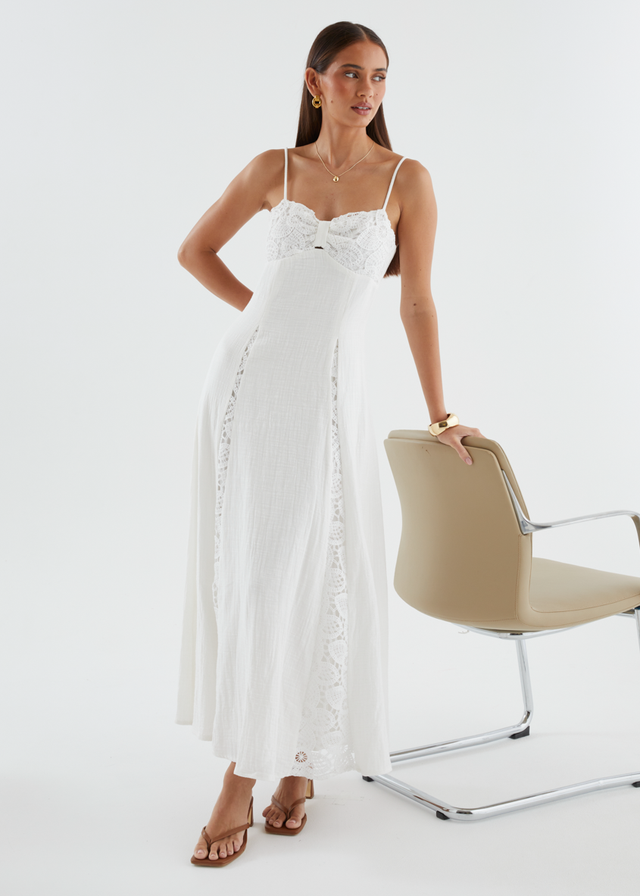 Lilianne Maxi Dress - White