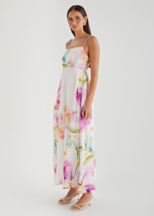 Yessenia Maxi Dress - Fuchsia Floral