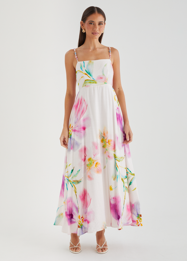 Yessenia Maxi Dress - Fuchsia Floral