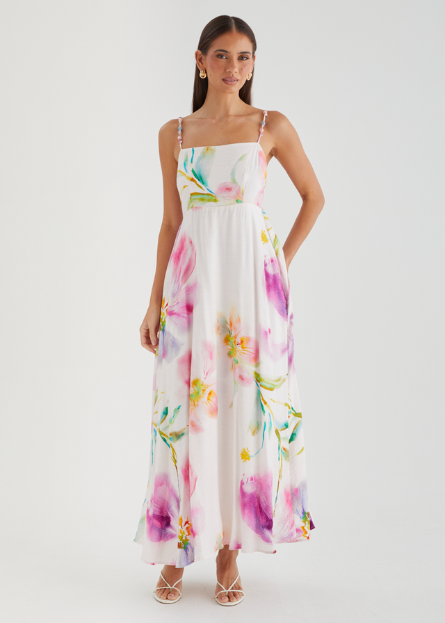 Yessenia Maxi Dress - Fuchsia Floral
