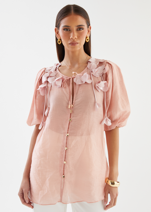 Imani Blouse - Blush