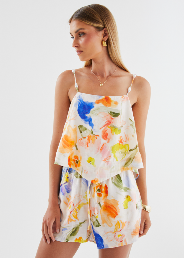 Tereza Shorts - Watercolour Haze