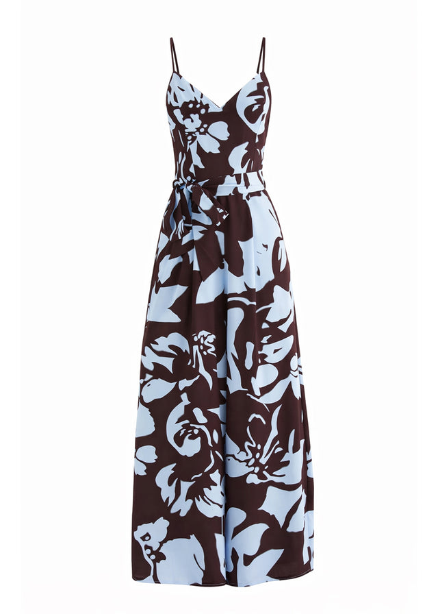 Atarah Pantsuit - Blue Espresso