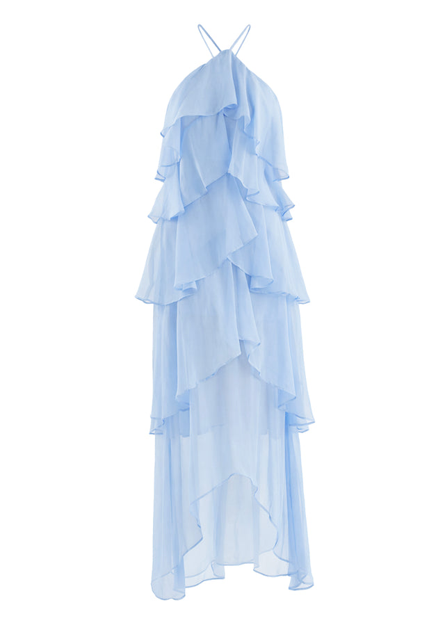 Telaena Halter Maxi Dress - Blue