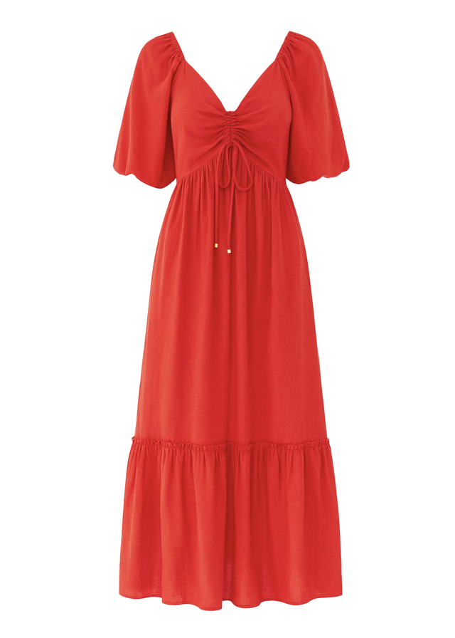 Ayisha Maxi Dress - Red