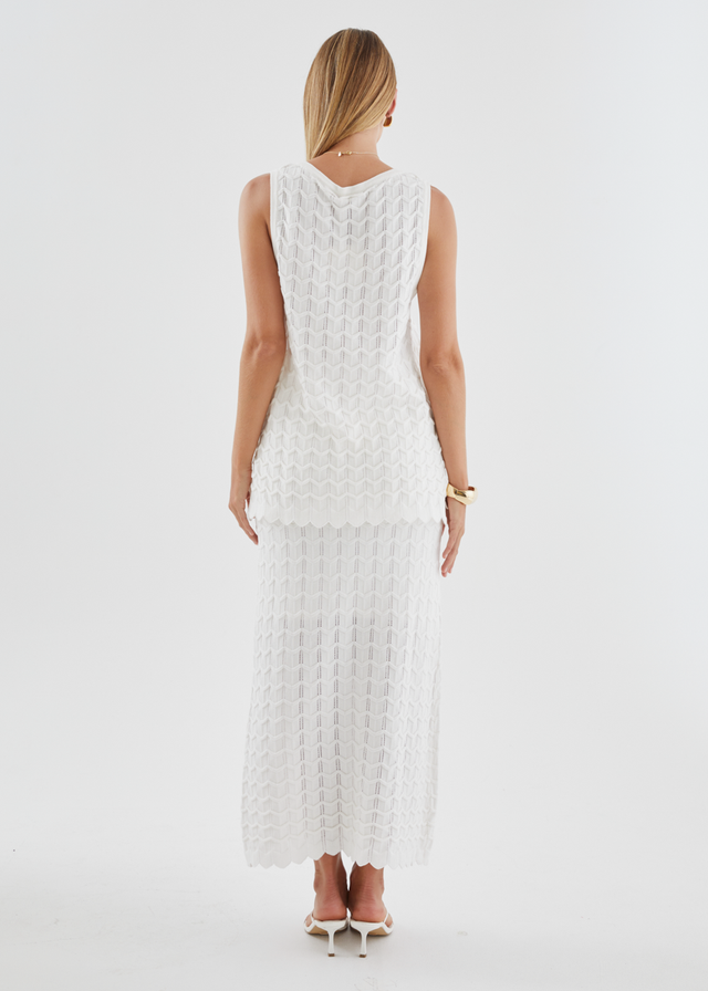 Nerida Knit Top - Off White