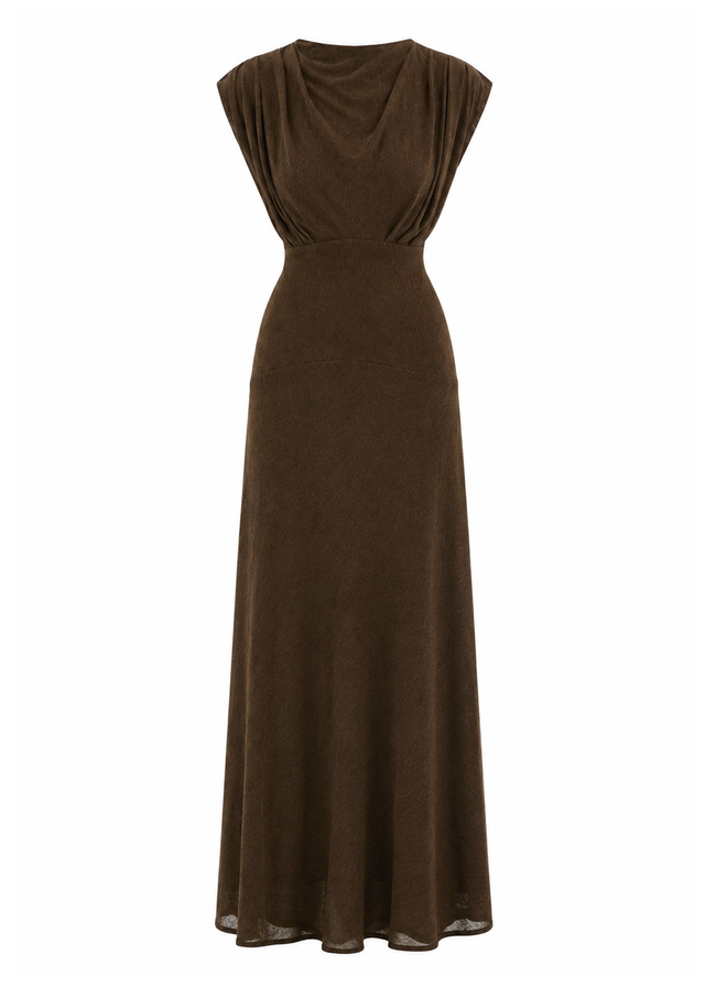 Eleonora Maxi Dress - Cocoa