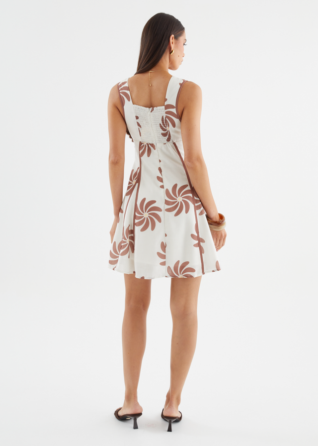 Bradlee Dress - Chocolate Floral