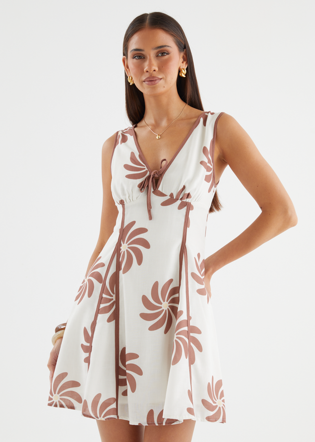 Bradlee Dress - Chocolate Floral