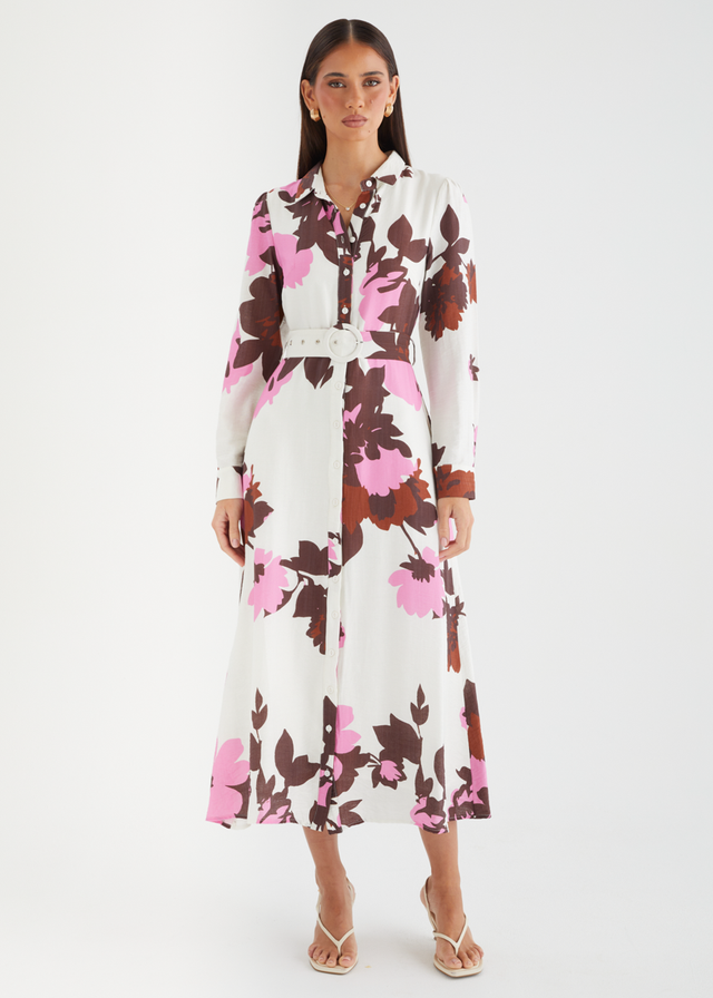 Aniella Midi Dress - Neapolitan Bloom