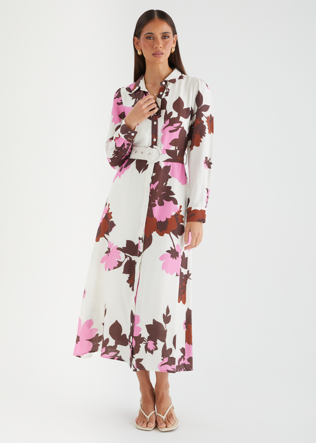 Aniella Midi Dress - Neapolitan Bloom
