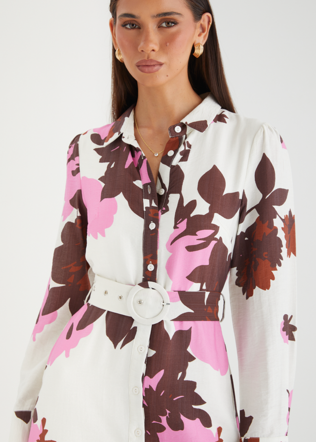 Aniella Midi Dress - Neapolitan Bloom