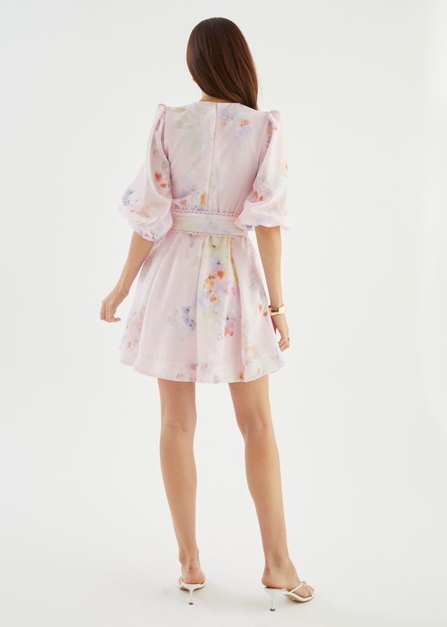 Jolene Dress - Pink Floral