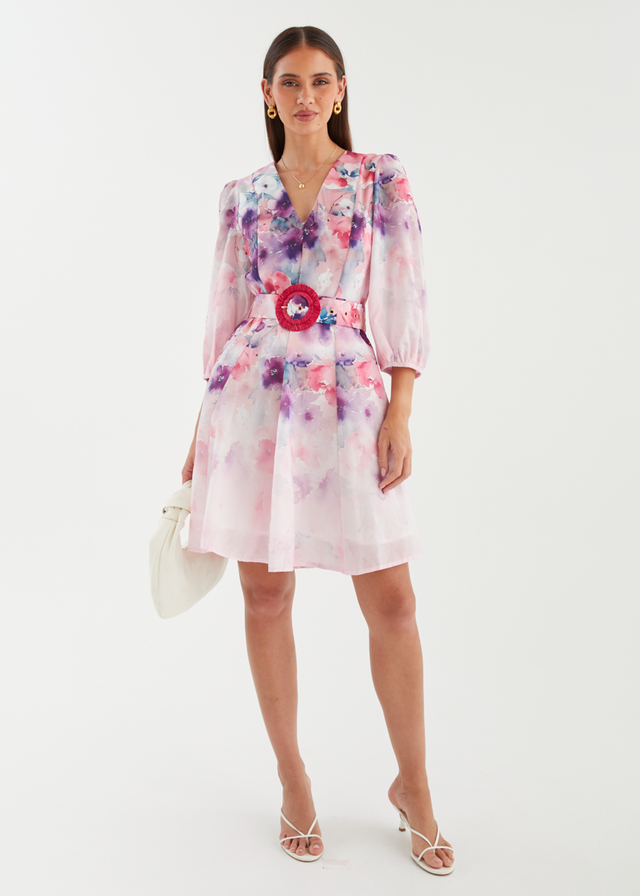 Leslee Dress - Lavender Blossom