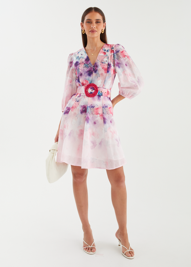 Leslee Dress - Lavender Blossom
