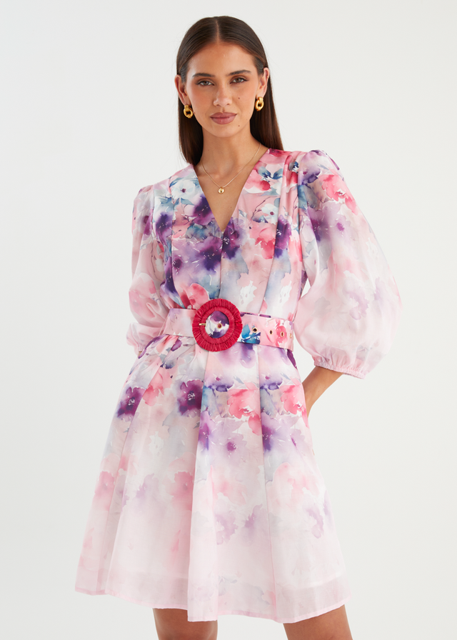 Leslee Dress - Lavender Blossom