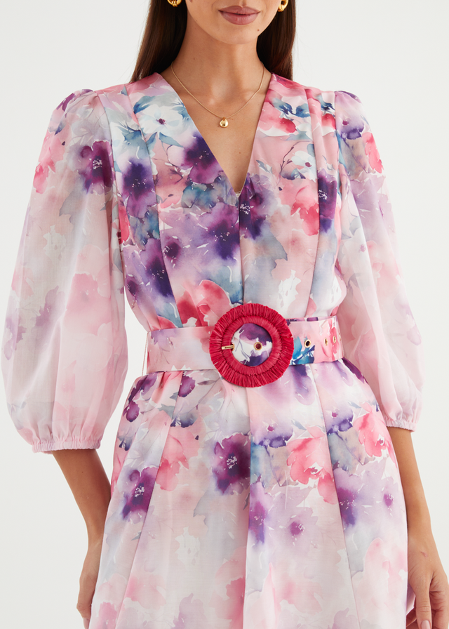 Leslee Dress - Lavender Blossom