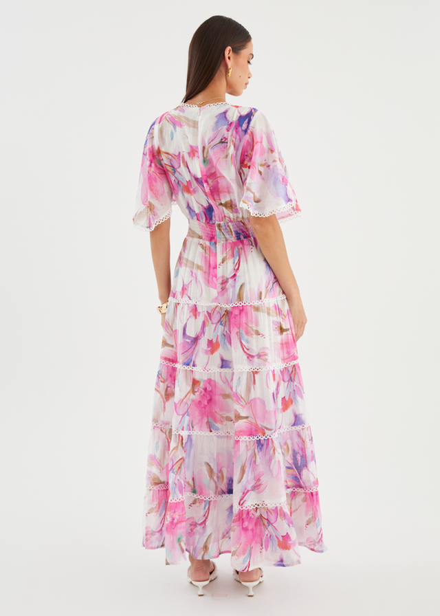 Tillie Maxi Dress - Pink Bouquet