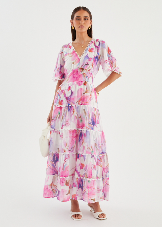 Tillie Maxi Dress - Pink Bouquet