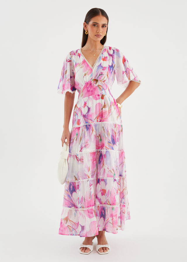 Tillie Maxi Dress - Pink Bouquet