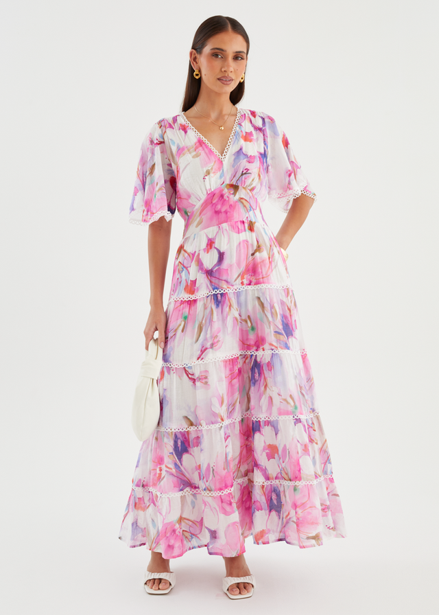 Tillie Maxi Dress - Pink Bouquet