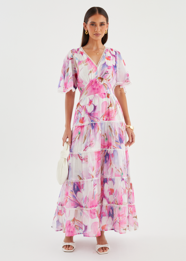 Tillie Maxi Dress - Pink Bouquet