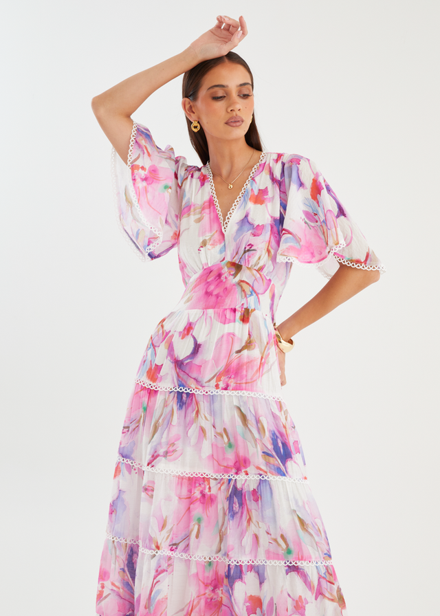 Tillie Maxi Dress - Pink Bouquet