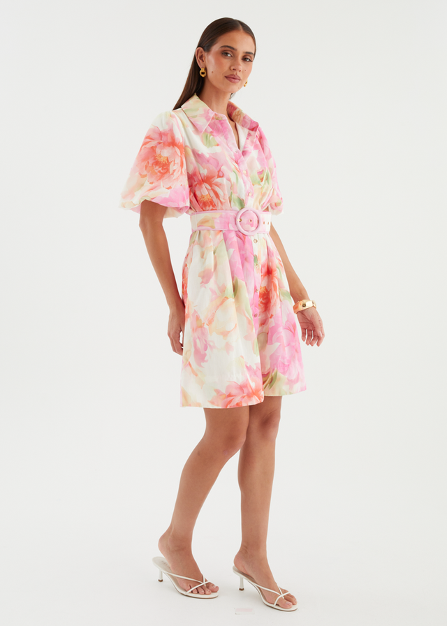 Hazelle Dress - Pink Gardenia