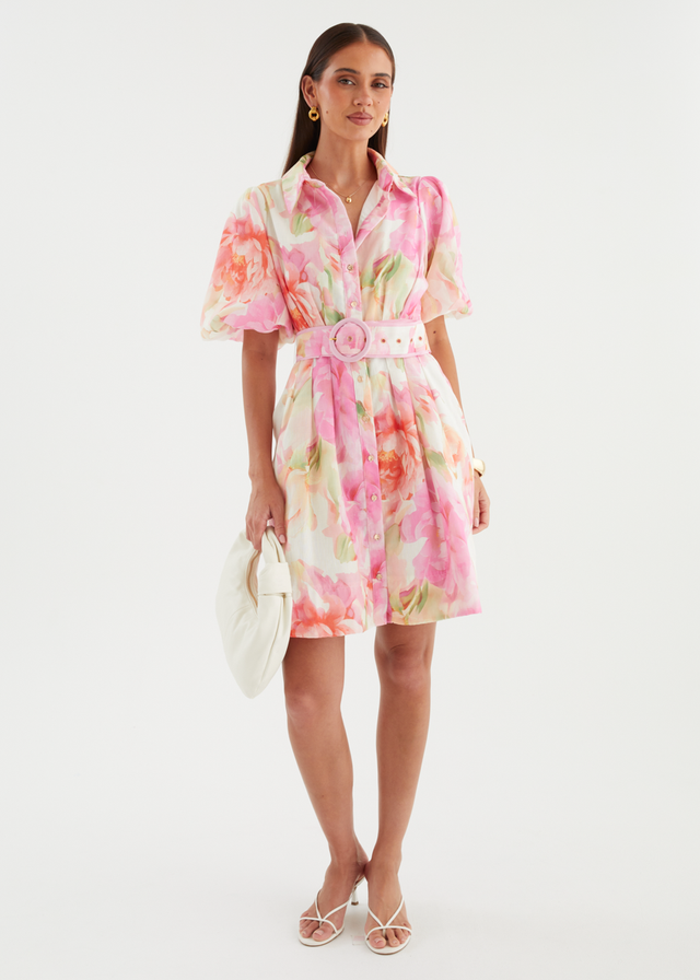 Hazelle Dress - Pink Gardenia