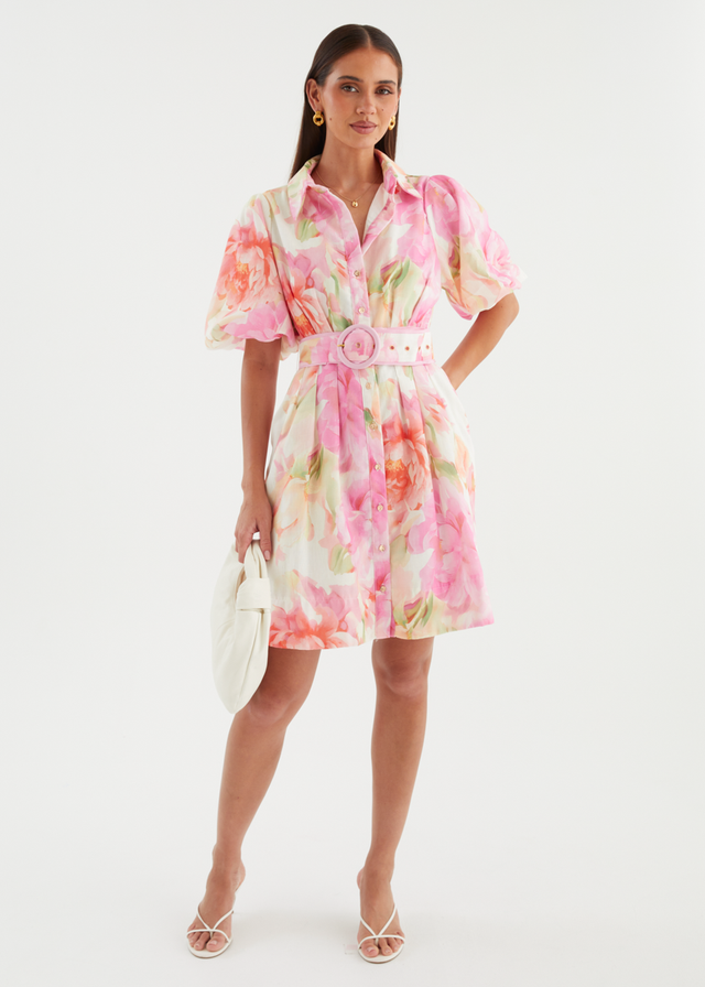Hazelle Dress - Pink Gardenia